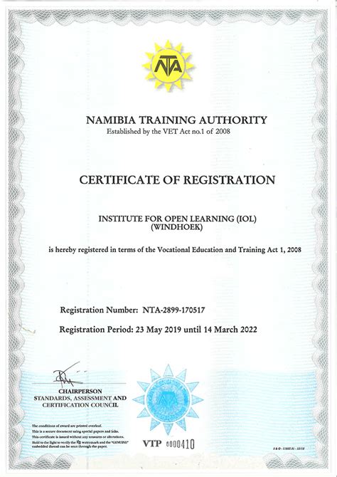 INSTITUTE FOR OPEN LEARNING 2020 INFORMATION .